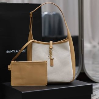 Replica Saint Laurent Le 5 À 7 Monogram-Plaque Shoulder Bag