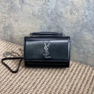 Replica Saint Laurent Sunset Wallet On Chain Black