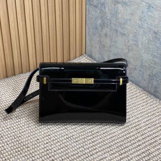 Replica Saint Laurent Manhattan Small Patent Leather Shoulder Bag