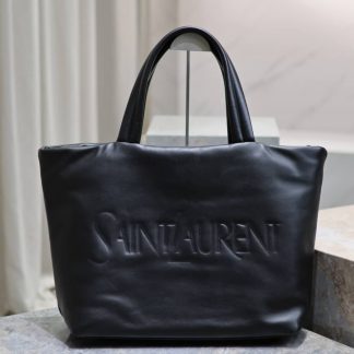 Replica Saint Laurent Lambskin Plain Logo Tote