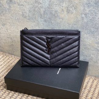 Replica Saint Laurent chevron monogram bill pouch