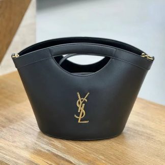 Replica Saint Laurent Celia Mini leather tote bag