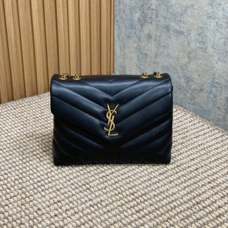 Replica Saint Laurent Loulou leather small shoulder bag