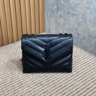 Replica Saint Laurent Loulou leather small shoulder bag