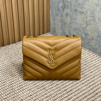 Replica Saint Laurent Loulou leather small shoulder bag