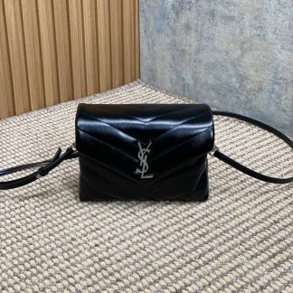 Replica Saint Laurent Toy Loulou Leather Shoulder Bag