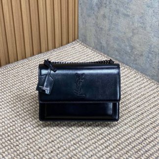 Replica Saint Laurent Calfskin Sunset Shoulder Bag