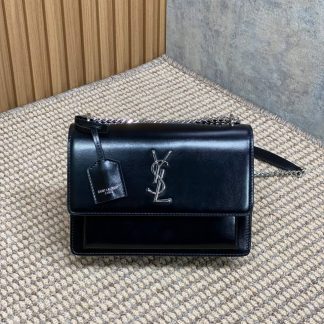 Replica Saint Laurent Calfskin Sunset Shoulder Bag