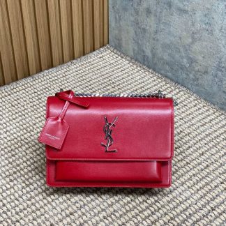 Replica Saint Laurent Calfskin Sunset Shoulder Bag