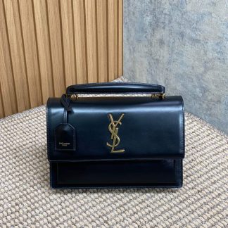 Replica Saint Laurent Calfskin Sunset Shoulder Bag