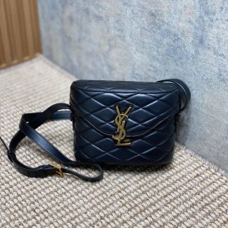 Replica Saint Laurent June Quilted Leather Shoulder Bag