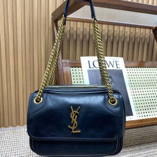 Replica Saint Laurent Niki Calfskin Camera Shoulder Bag