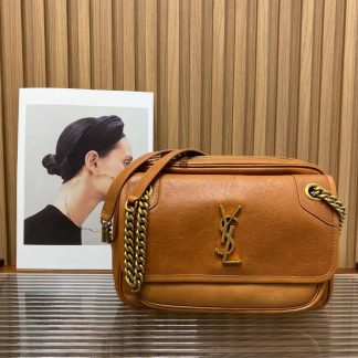 Replica Saint Laurent Niki Calfskin Camera Shoulder Bag