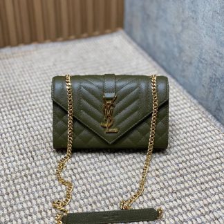 Replica Saint Laurent Envelope Chain Shoulder Bag