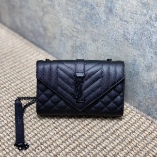 Replica Saint Laurent Envelope Chain Shoulder Bag