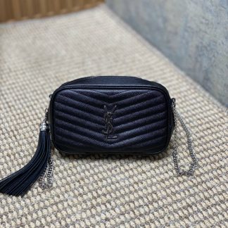 Replica Saint Laurent Monogram mini Lou shoulder camera bag