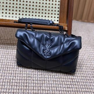 Replica Saint Laurent Loulou Puffer quilted leather shoulder bag