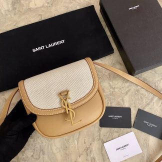 Replica Saint Laurent Kaia Leather Crossbody Bag