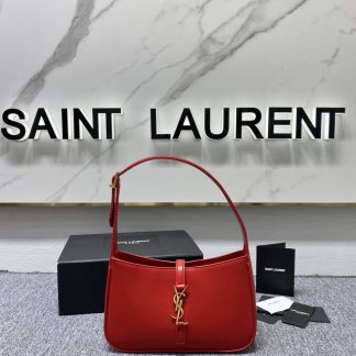 Replica Saint Laurent Le 5 à 7 leather hobo shoulder bag