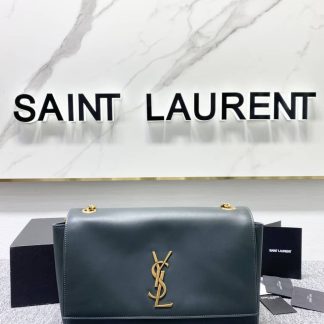 Replica Saint Laurent Kate Suede reversible shoulder bag