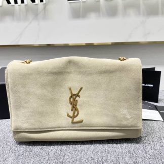 Replica Saint Laurent Kate Suede reversible shoulder bag