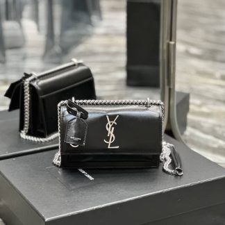 Replica Saint Laurent Sunset leather crossbody bag