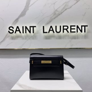 Replica Saint Laurent Manhattan Leather Small Shoulder Bag