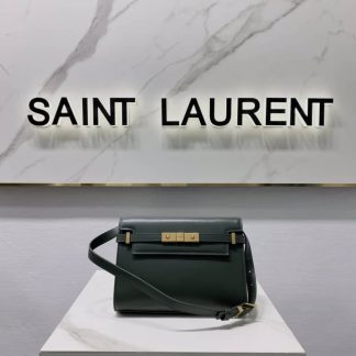 Replica Saint Laurent Manhattan Leather Small Shoulder Bag