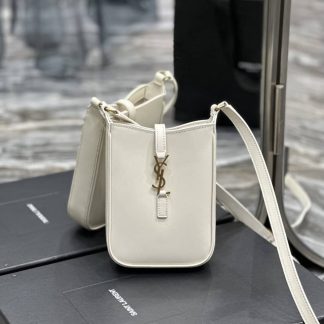 Replica Saint Laurent Le 5 à 7 Vertical Leather Mini Crossbody Bag