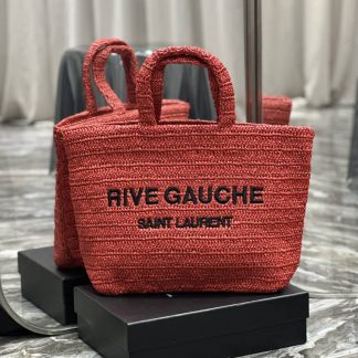 Replica Saint Laurent Rive Gauche Viscose Tote Bag