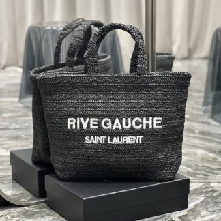 Replica Saint Laurent Rive Gauche Viscose Tote Bag