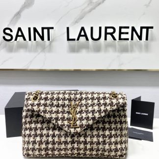 Replica Saint Laurent Loulou Tweed Shoulder Bag