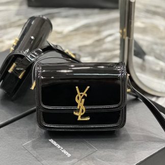 Replica Saint Laurent Solferino Monogramme Patent Leather Satchel