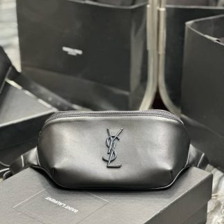 Replica Saint Laurent Monogram Classic Belt Bag Black