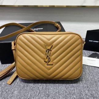 Replica Saint Laurent Monogram Lou Calfskin Matelasse Camera Shoulder Bag