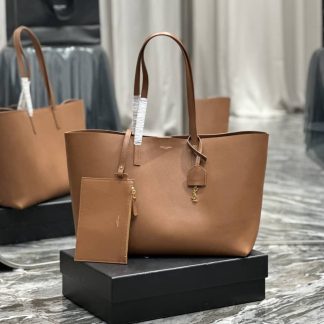 Replica Saint Laurent Calfskin Large Shopping Tote Bag