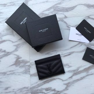 Replica Saint Laurent Matelassé Leather Monogram Card Holder