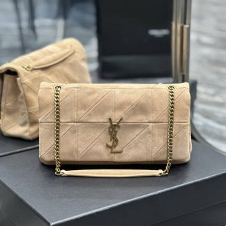 Replica Saint Laurent Jamie Lambskin Suede Medium Chain Bag