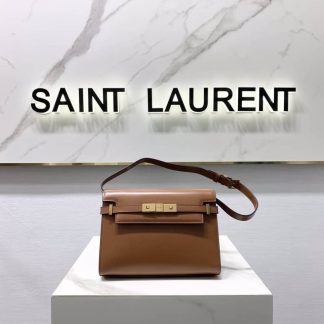 Replica Saint Laurent Manhattan Leather Shoulder Bag