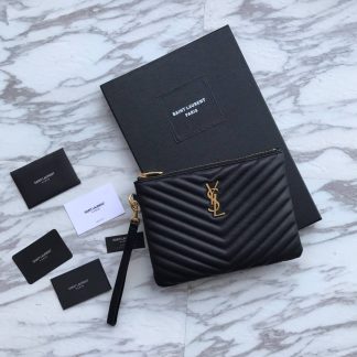 Replica Saint Laurent Monogram Matelassé Leather Tablet Pouch